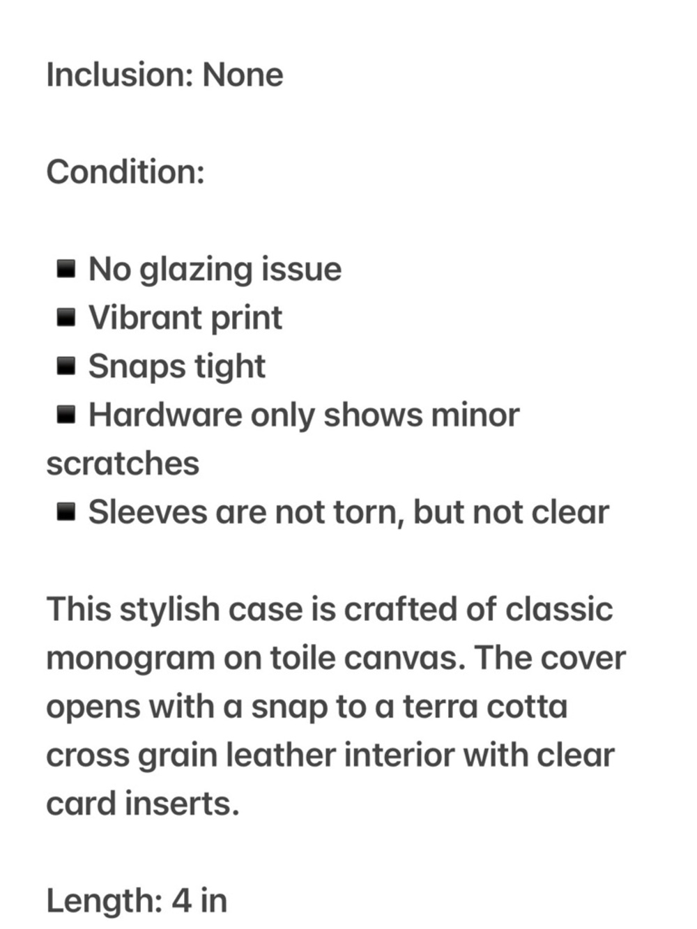 💯 Authentic Louis Vuitton Monogram Canvas Cardholder - Brown/Gold Monogram - Picture 2 of 9